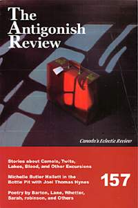 Cover art for issue 157 of The Antigonish Review
